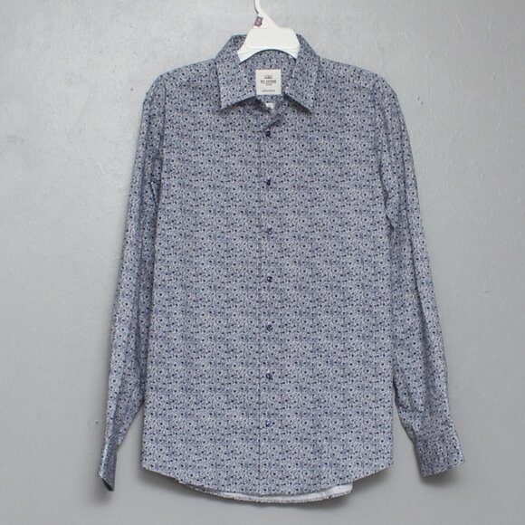 Ben Sherman tailored slim fit floral button up long sleeve shirt - Picture 1 of 7